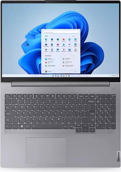 Lenovo ThinkBook 16 G6 IRL Arctic Grey, i5-1335U, 16GB RAM,  hinten