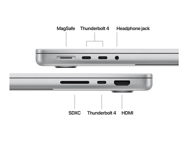 Apple MacBook Pro - 35.97 cm (14.2") - M4 - 16 GB rechts