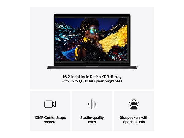 Apple MacBook Pro - 41.05 cm (16.2") - M4 Pro - 48 oben