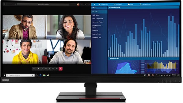 Lenovo ThinkVision P34w-20, 34.14" vorne