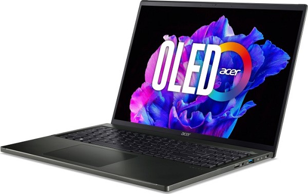 Acer Swift Edge SFE16-43-R12K Olivine Black, Ryzen links