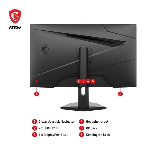 MSI Optix G274FDE 27" (68.6cm)  Auflösung: 1920x10 oben