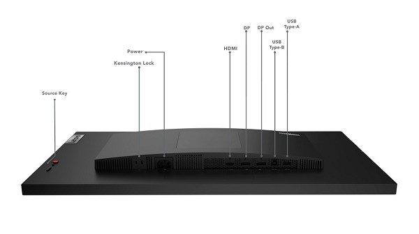 LENOVO ThinkVision P27q-30 - 27" vorn rechts