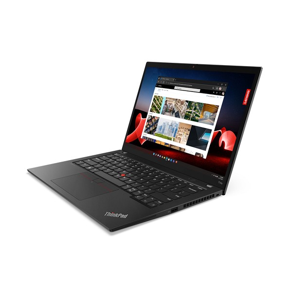 Lenovo ThinkPad T14s G4 (Intel), Deep Black, Core hinten