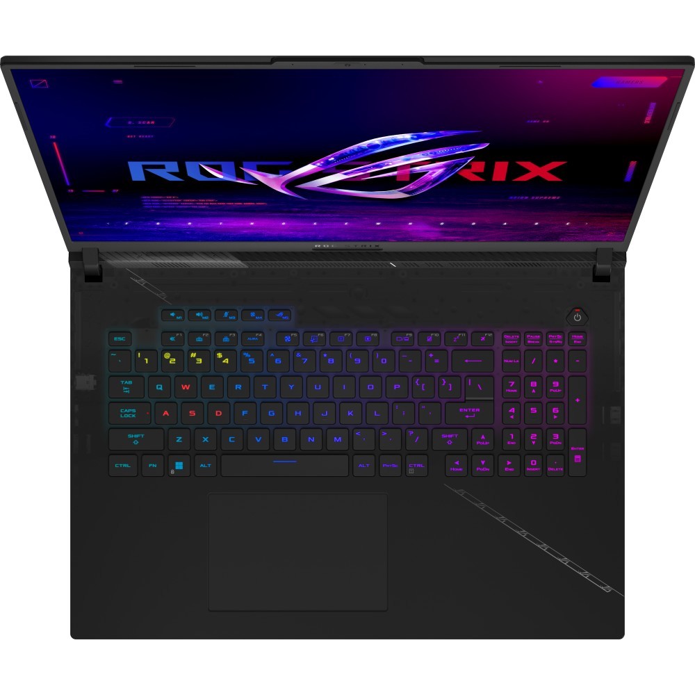 ASUS ROG Strix G18 G814JV-N6055, Eclipse Gray, Cor hinten