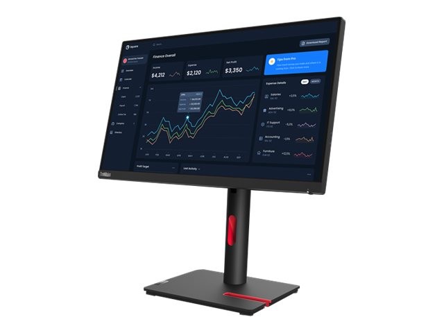 Lenovo ThinkVision T23i-30 - LED-Monitor - Full HD (1080p) - hinten