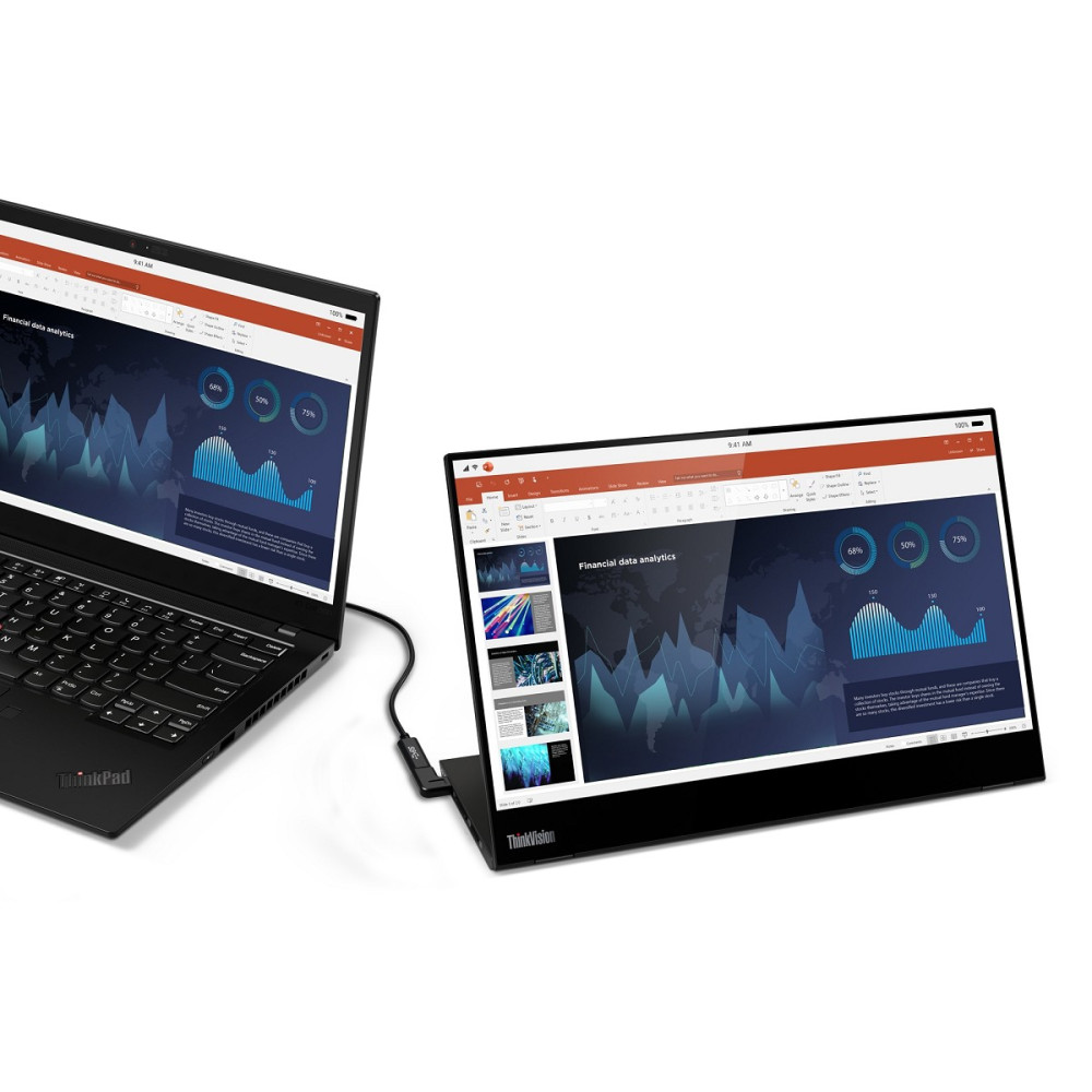 Lenovo Campus ThinkVision M14t Gen 2 - LED-Monitor rechts