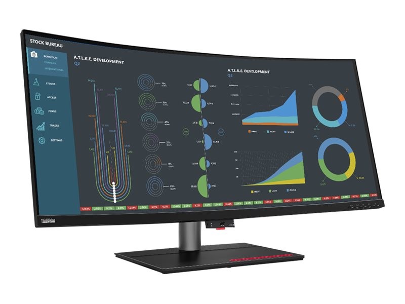 Lenovo ThinkVision P40w-20 - LED-Monitor - gebogen