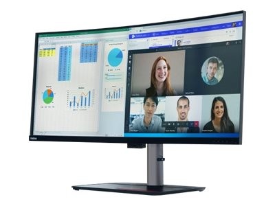 Lenovo ThinkVision P40w-20 - LED-Monitor - gebogen rechts