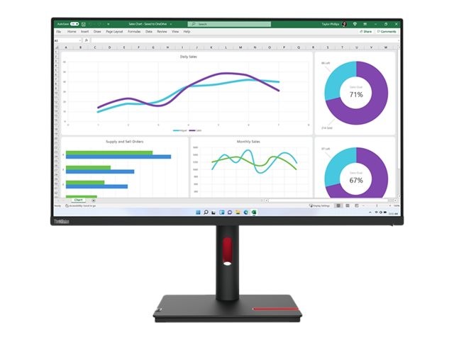 Lenovo ThinkVision T32h-30 - LED-Monitor - 80 cm (