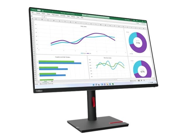 Lenovo ThinkVision T32h-30 - LED-Monitor - 80 cm ( links