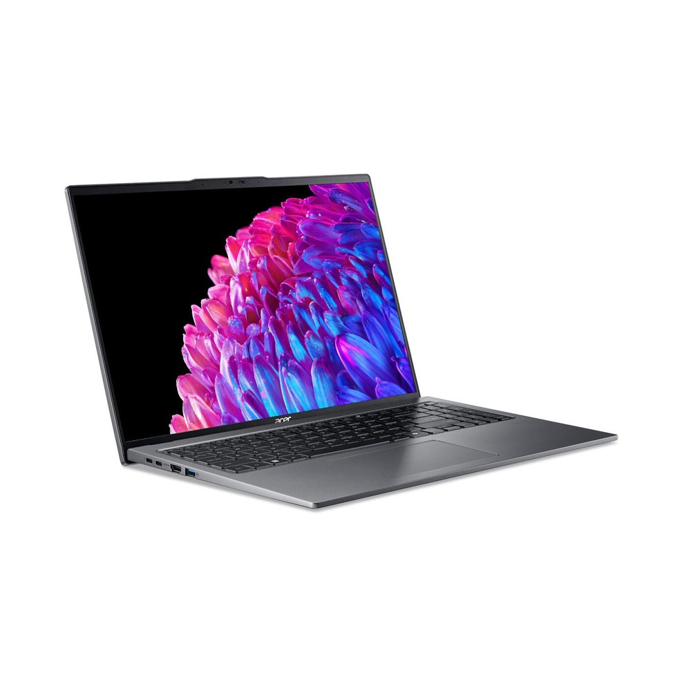 Acer Swift Go 16 OLED SFG16-72-76Q5, Steel Gray, C hinten