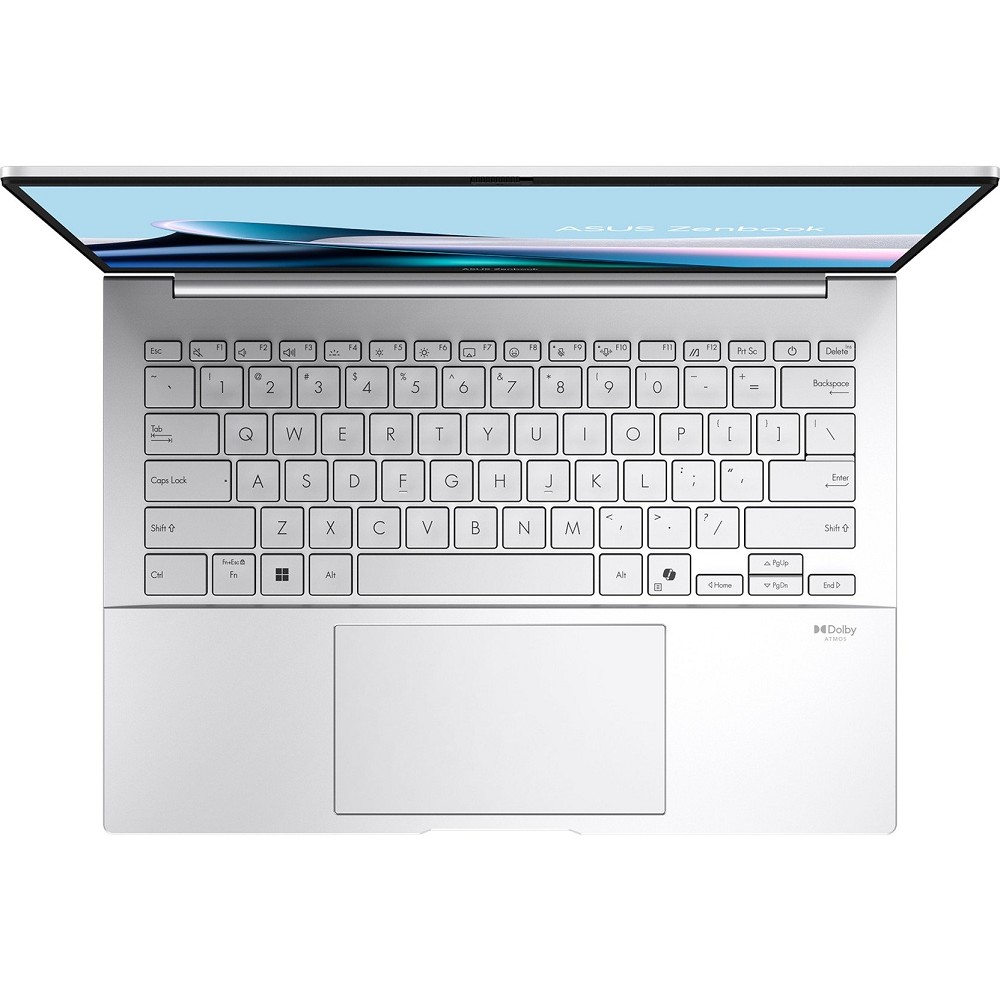 ASUS ZenBook 14 UX3405CA-QL264W, Foggy Silver, Cor hinten