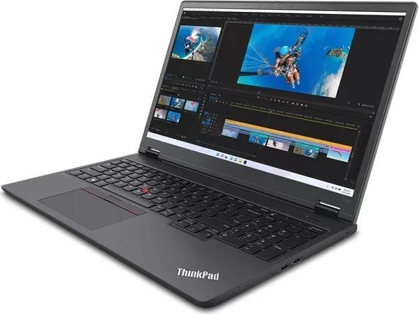 Lenovo ThinkPad P16v G1 (AMD), Thunder Black, Ryze rechts